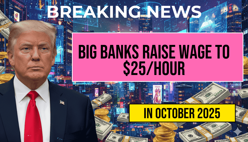 Big Banks Raise Minimum Wage to $25/hour, Increasing Pressure on Rivals